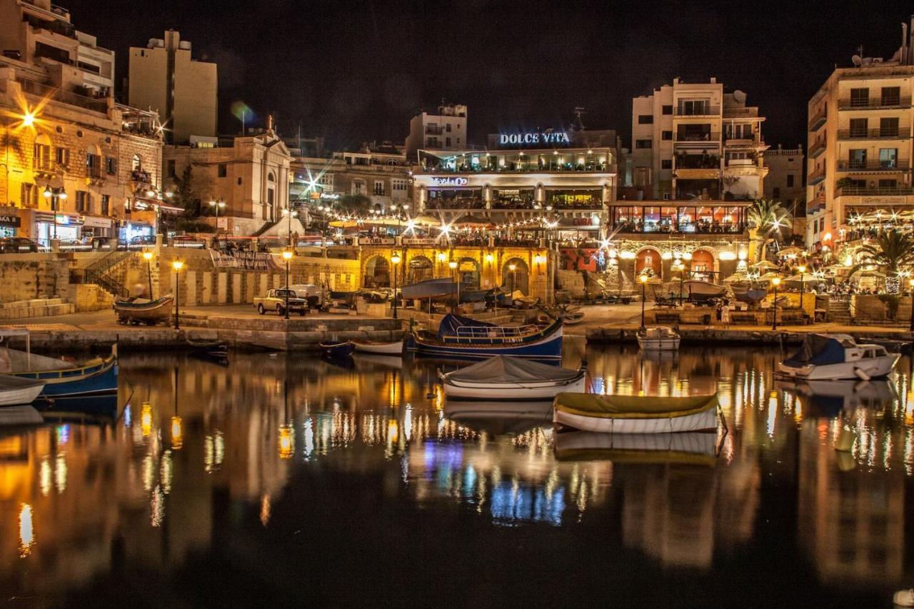 Appartement Splendid Seaside Retreat On Spinola Bay à San Ġiljan Extérieur photo